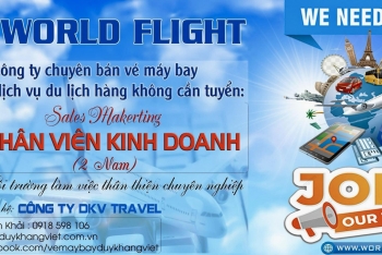 DKV-WORLD FLIGHT TRAVEL TUYEN 2 NHAN VIEN SALE MAKERTING